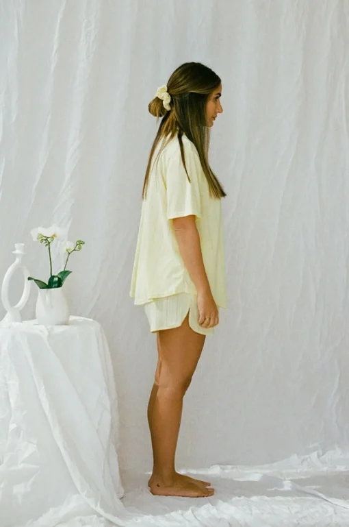 Flash Sale SABO Siesta Pj Shorts-Lemon