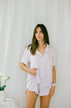 Online SABO Siesta Pj Shorts-Lilac
