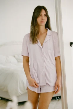 Fashion SABO Siesta Pj Top-Lilac