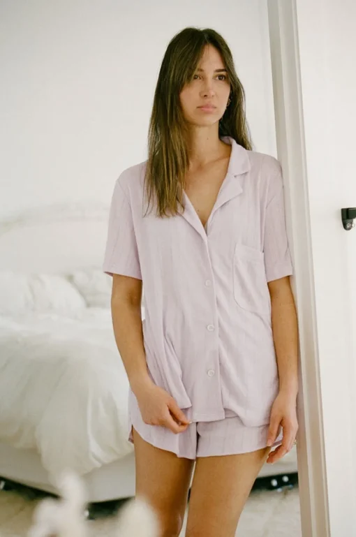Fashion SABO Siesta Pj Top-Lilac