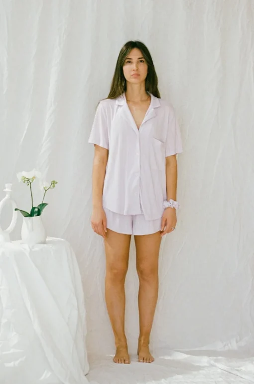 Fashion SABO Siesta Pj Top-Lilac