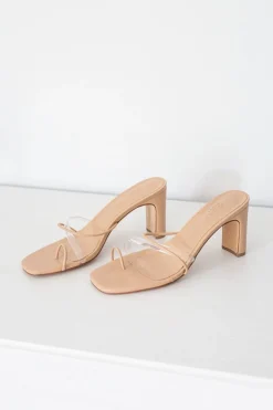 Clearance SABO Strappy Rafaela Heels-Tan
