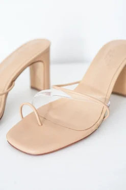 Clearance SABO Strappy Rafaela Heels-Tan
