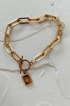 Cheap SABO T Bar Charm Bracelet