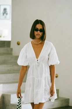 Hot SABO Tarelle Dress-White