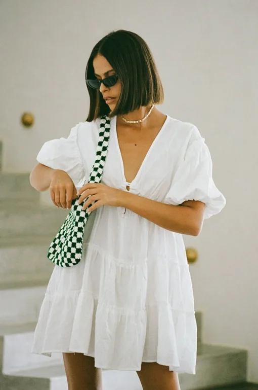 Hot SABO Tarelle Dress-White
