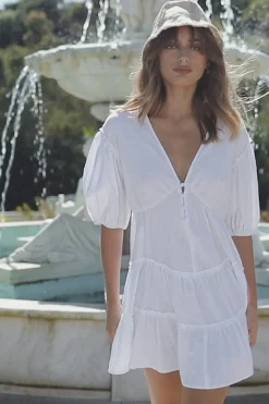 Hot SABO Tarelle Dress-White