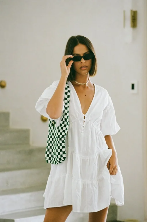 Hot SABO Tarelle Dress-White