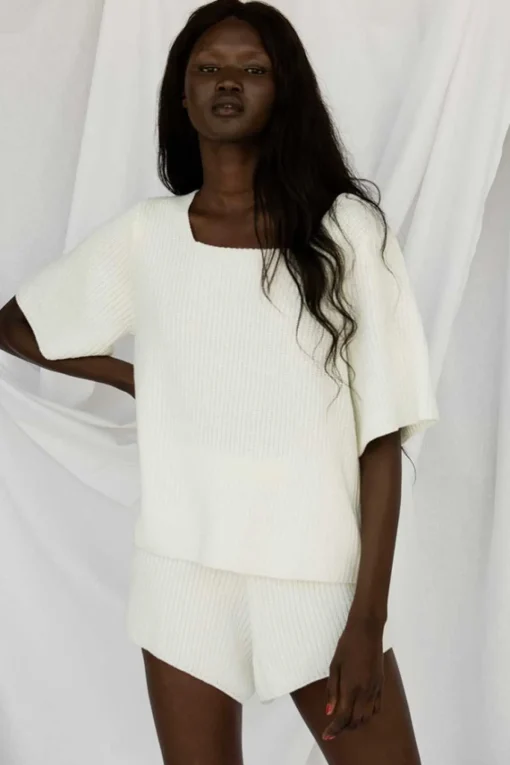 Cheap SABO Tarlo Ribbed Top