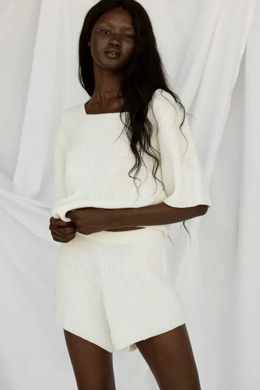 Cheap SABO Tarlo Ribbed Top