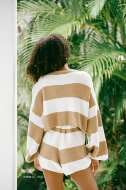 Cheap SABO Teana Knit Top-Tan