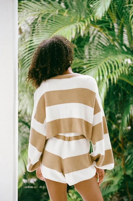 Cheap SABO Teana Knit Top-Tan