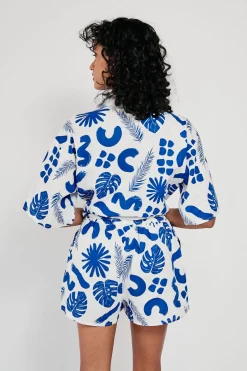 Cheap SABO Thessy Top-Blue Leaf
