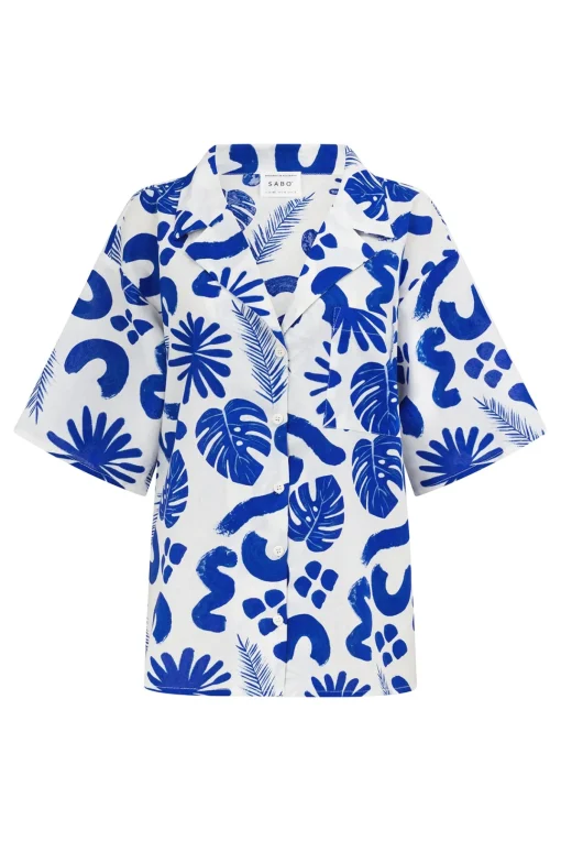 Cheap SABO Thessy Top-Blue Leaf