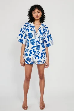 Cheap SABO Thessy Top-Blue Leaf
