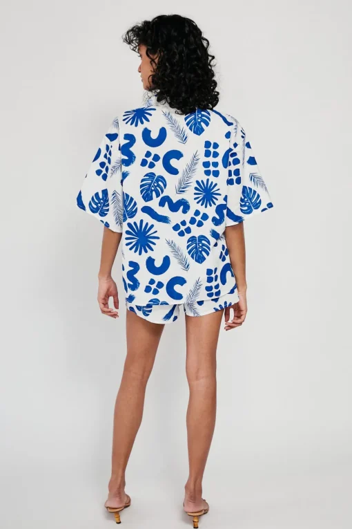 Cheap SABO Thessy Top-Blue Leaf