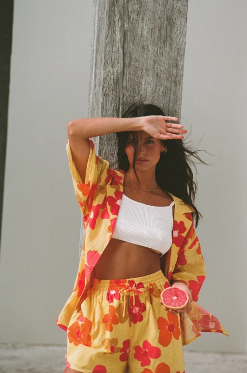 Best Sale SABO Thessy Top-Romance Floral
