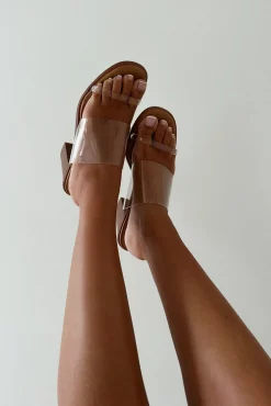 New SABO Transparent Mules