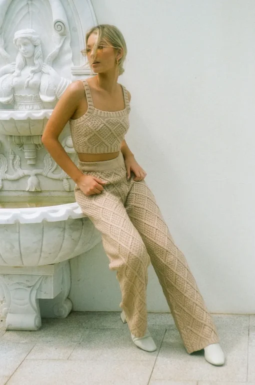 Shop SABO Venti Knit Top-Tan