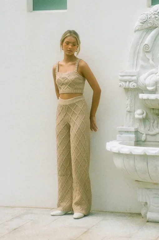 Shop SABO Venti Knit Top-Tan