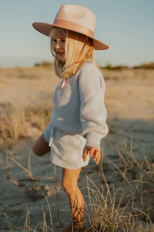 Sale SABO Violet Mini Knit Shorts