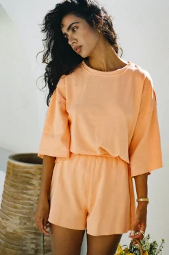 Cheap SABO Wanderer Shorts-Orange