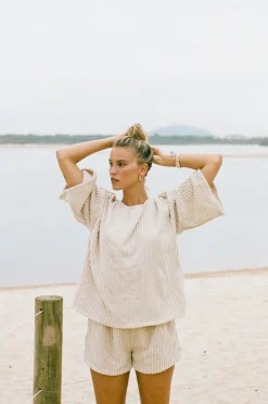 Best Sale SABO Wanderer Tee-Tan Cord