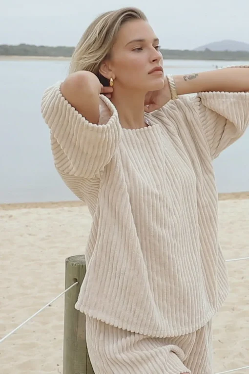 Best Sale SABO Wanderer Tee-Tan Cord
