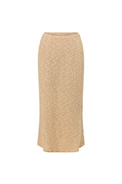 Outlet SABO West Midi Skirt-Tan