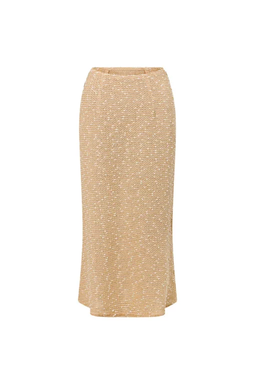 Outlet SABO West Midi Skirt-Tan