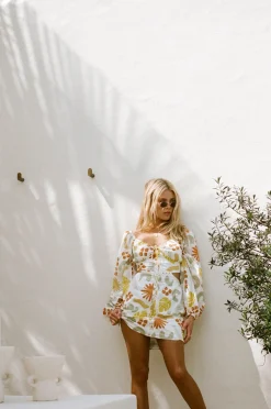 Clearance SABO Willa Dress-Desert Leaf