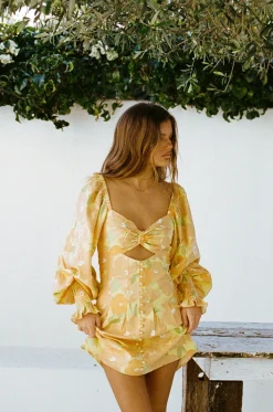 Fashion SABO Zayda Puff Dress