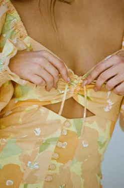 Fashion SABO Zayda Puff Dress