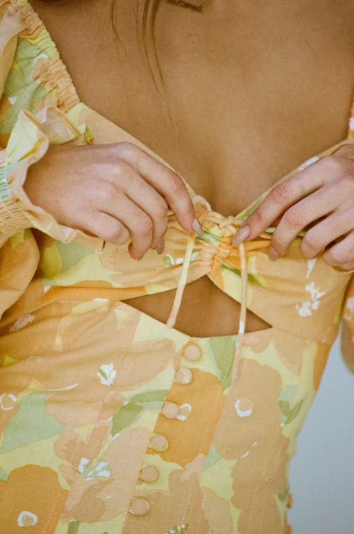 Fashion SABO Zayda Puff Dress