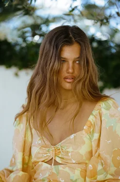 Fashion SABO Zayda Puff Dress