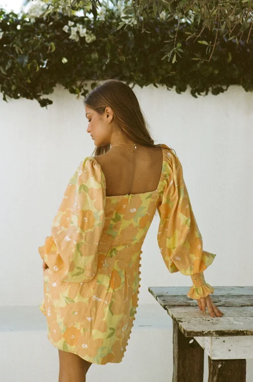 Fashion SABO Zayda Puff Dress