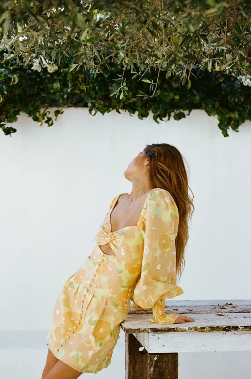 Fashion SABO Zayda Puff Dress