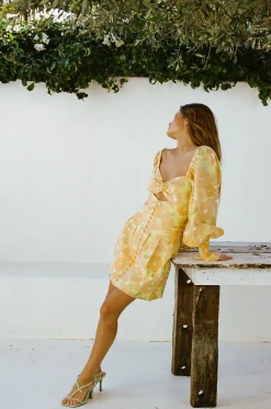 Fashion SABO Zayda Puff Dress