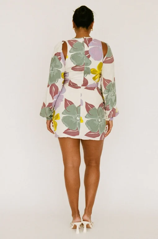 Fashion SABO Zelle Keyhole Dress