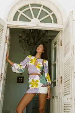 Fashion SABO Zelle Keyhole Dress