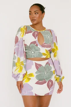 Fashion SABO Zelle Keyhole Dress