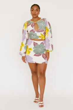 Fashion SABO Zelle Keyhole Dress