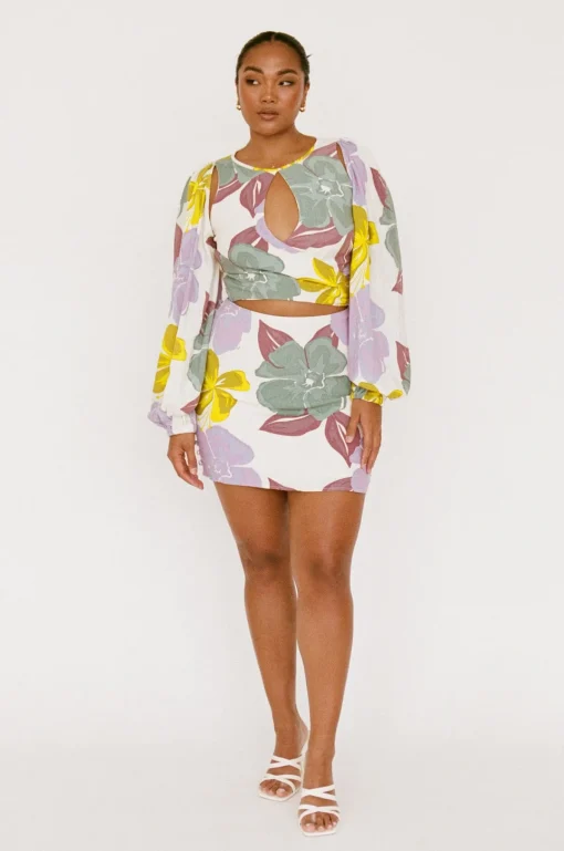 Fashion SABO Zelle Keyhole Dress
