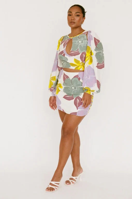 Fashion SABO Zelle Keyhole Dress