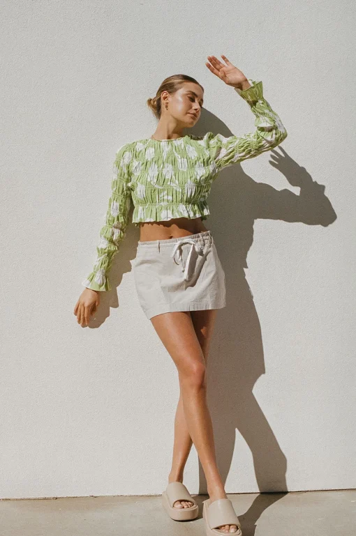 Shop SABO Ziah Shirred Top